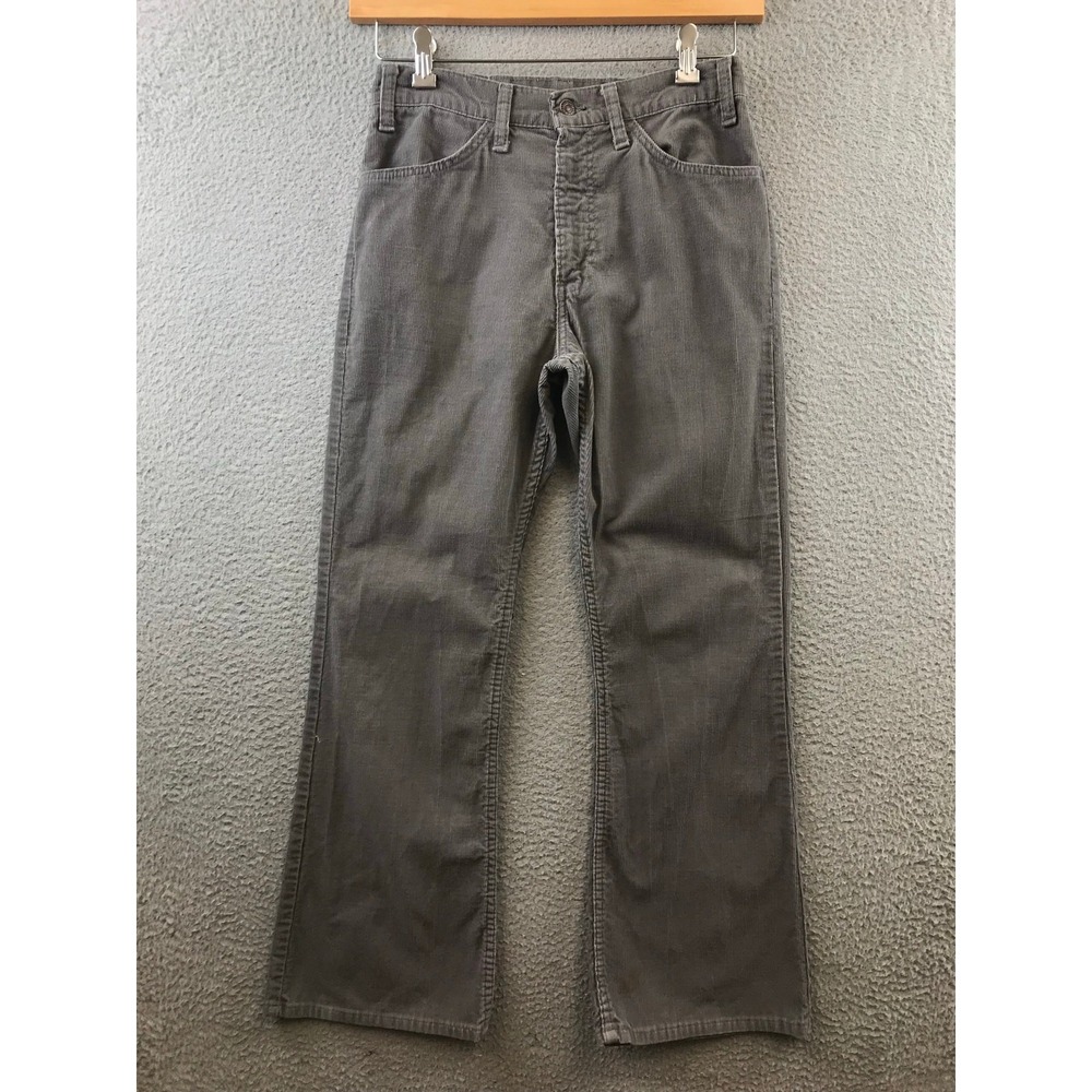 Vintage 70's Levi's White Tab Corduroy Flare Pants size 28/29